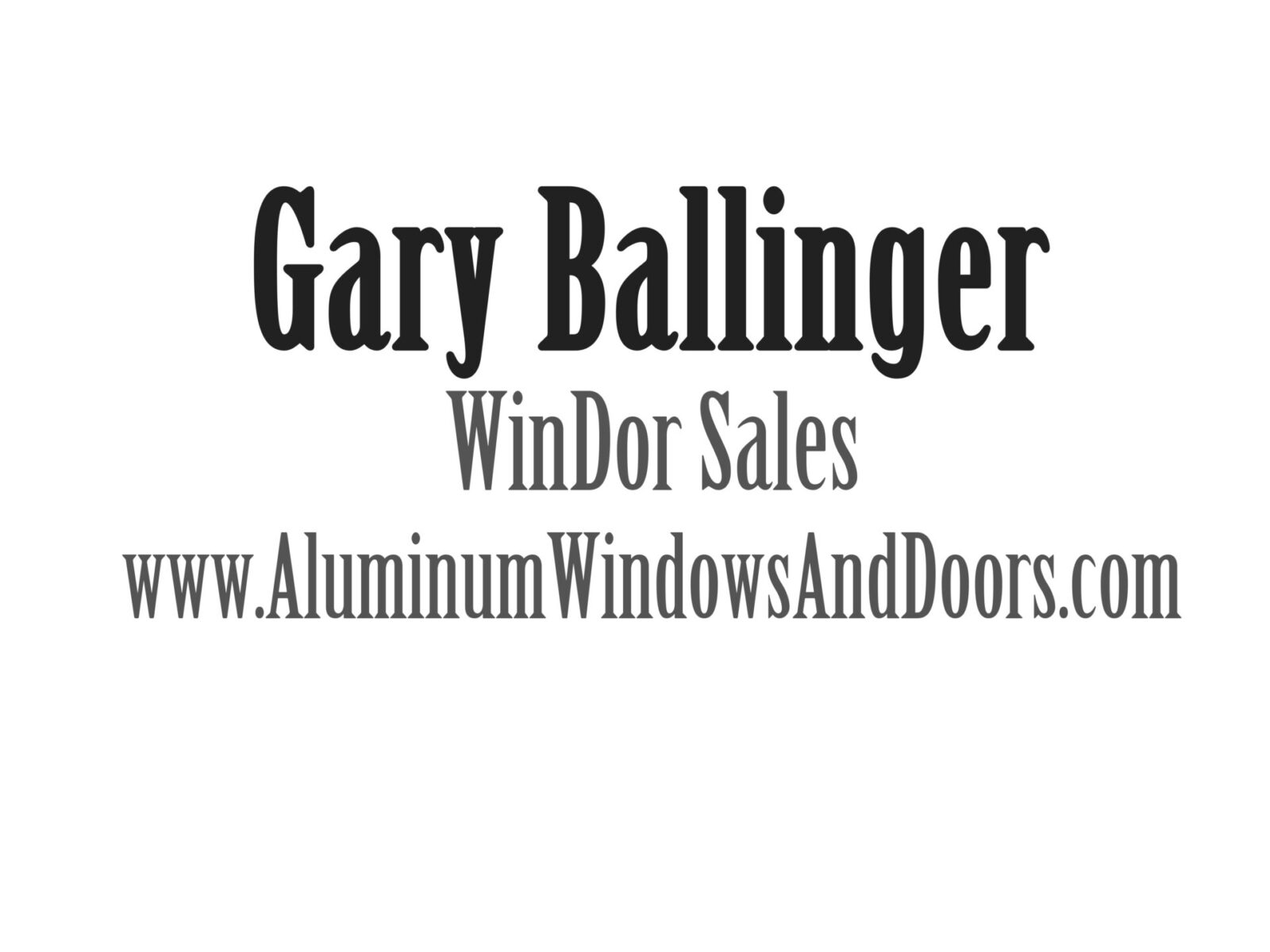Gary Ballinger Joins St. Cloud Window Sales Team