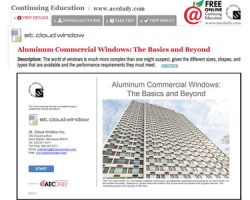 St. Cloud Window launches new online Continuing Education course