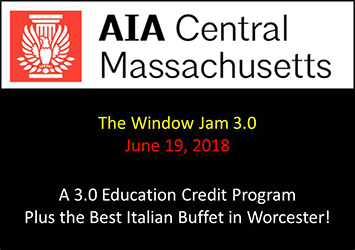 Window Jam 3.0: A Continuing Education Session offered June 19
